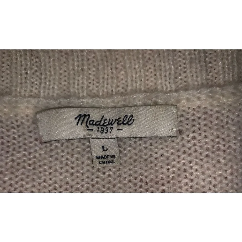 Madewell Colorblock Wool Blend Sweater
